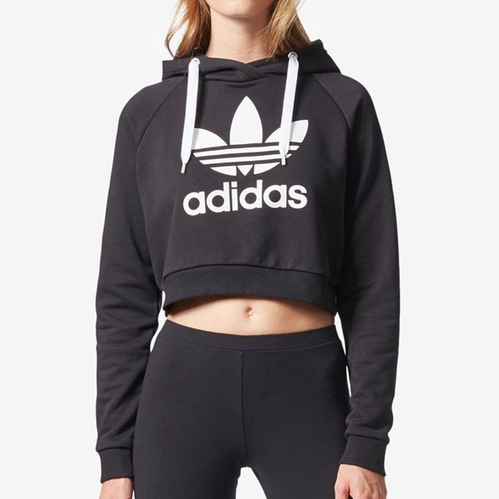 Adidas cropped hoodie